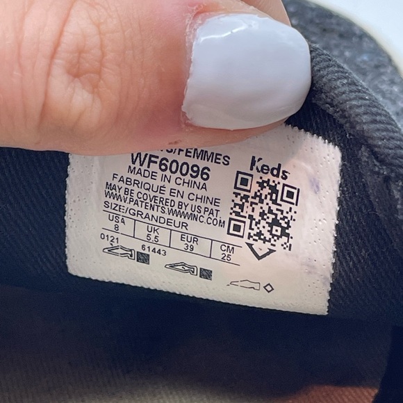 Keds x Kate Spade black sparkly loafers women’s 8 - Picture 9 of 9